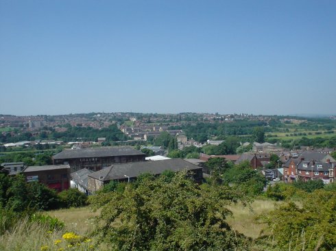 View over Waide's Factory towards Kirkstall Brewery