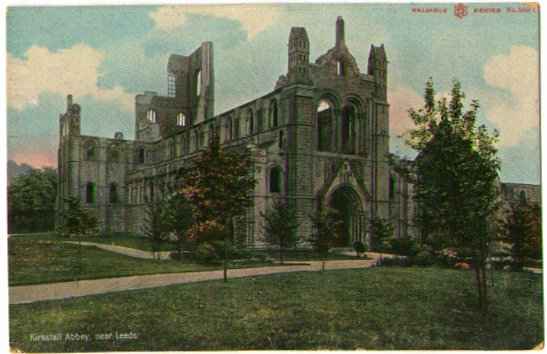 Postcard of Kirkstall Abbey