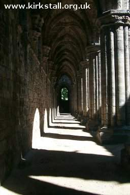 Interior of Kirkstall Abbey
